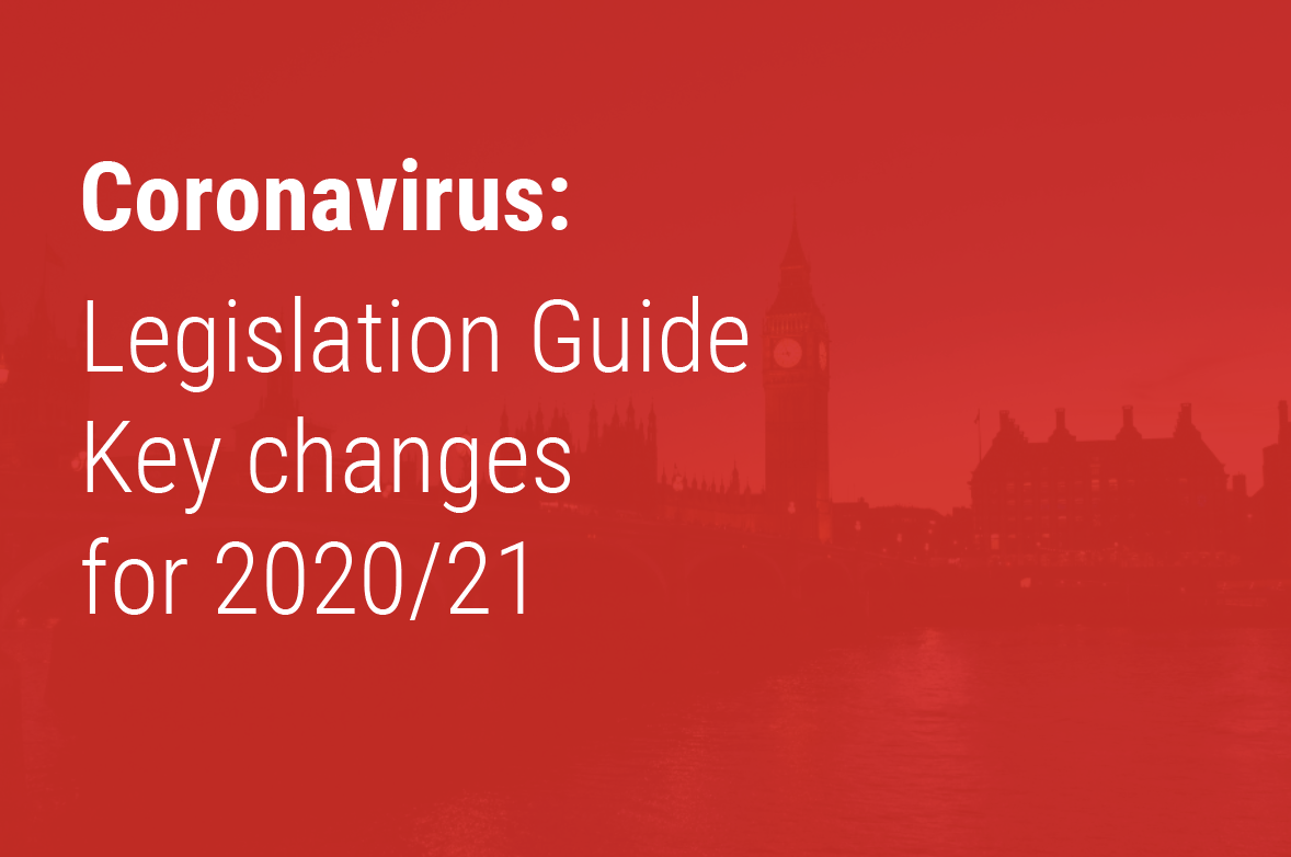 Legislation Guide - Key changes for 2020/21