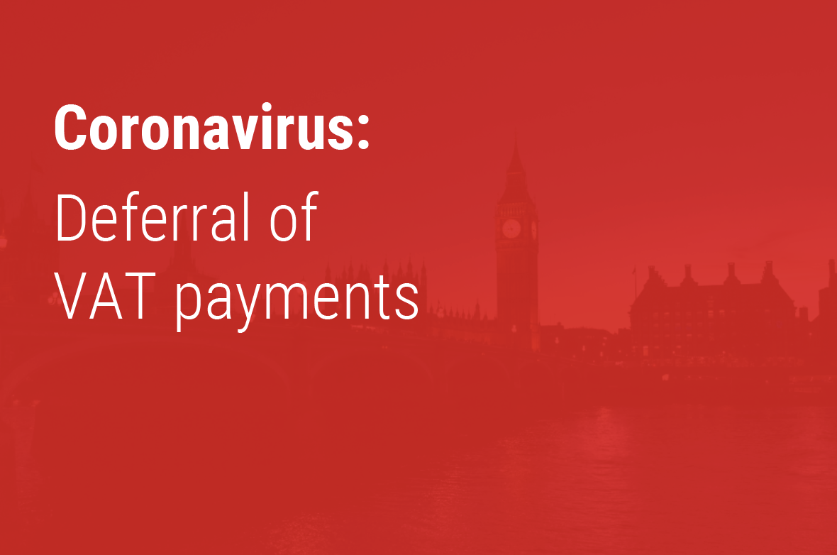 Deferral of VAT payments due to coronavirus